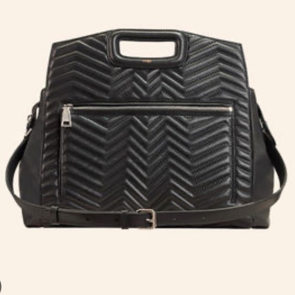 Maje Leather Cross Body & Top Handle Bag - Picture 2 of 3